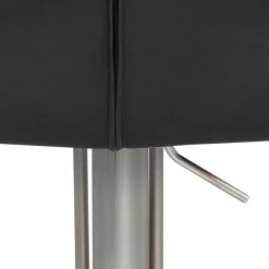 Barhocker mit Lehne in Anthrazit Microfaser - Tyvoria^Wohnen Clearance