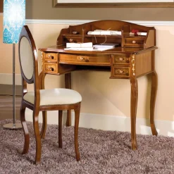 Wohnen Barock Arbeitszimmer Möbel Natale mit Schreibtisch (zweiteilig)