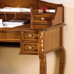 Wohnen Barock Arbeitszimmer Möbel Natale mit Schreibtisch (zweiteilig)