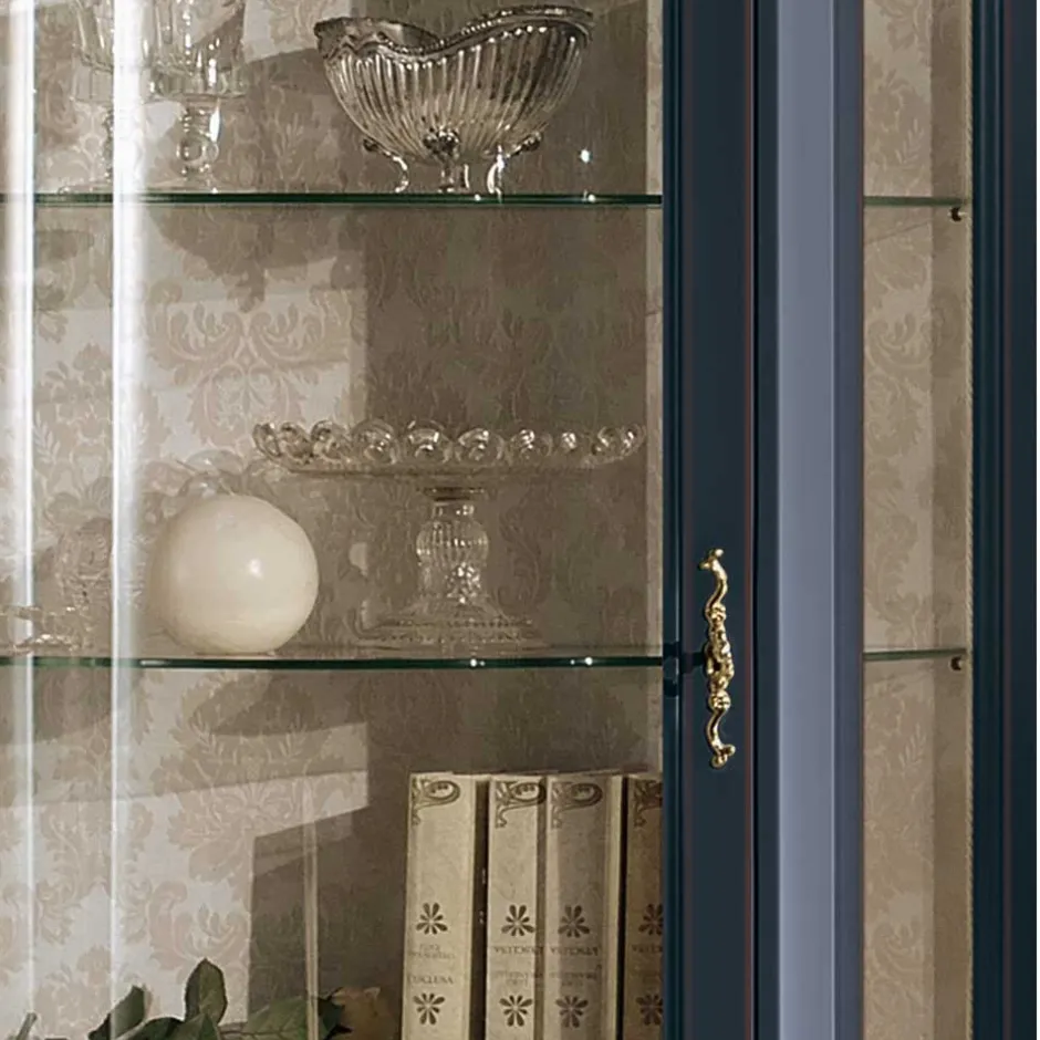 Wohnen Barock Design TV Wand 325 cm breit - Otaligo (dreiteilig)