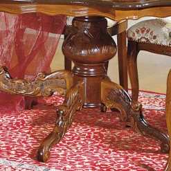 Wohnen Barock Essenstisch in Oval Magari 175x110cm