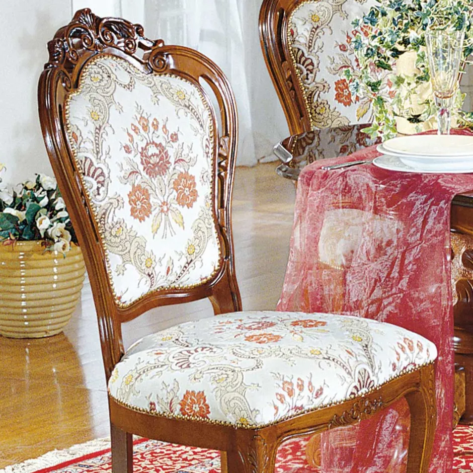 Wohnen Barock Esszimmer Gruppe Magari mit ovalem Tisch (sechsteilig)