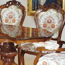 Wohnen Barock Esszimmer Gruppe Magari mit ovalem Tisch (sechsteilig)