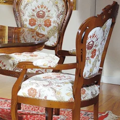 Wohnen Barock Esszimmer Gruppe Magari mit ovalem Tisch (sechsteilig)