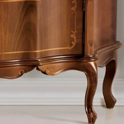 Barock Lowboard für Fernseher Dentro in Nussbaumfarben^Wohnen Outlet