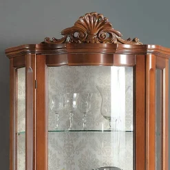 Barock Vitrinenschrank mit 2 Schubladen Dentro 80cm breit^Wohnen Sale