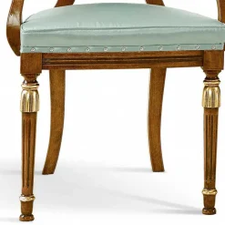 Wohnen Barockstuhl mit Armlehnen in Mint - Eracosta