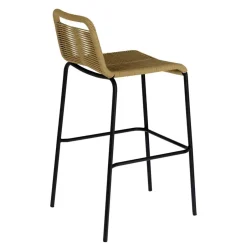 Wohnen Barstühle aus Kordel in Hellbraun - Jakarto (4er Set)