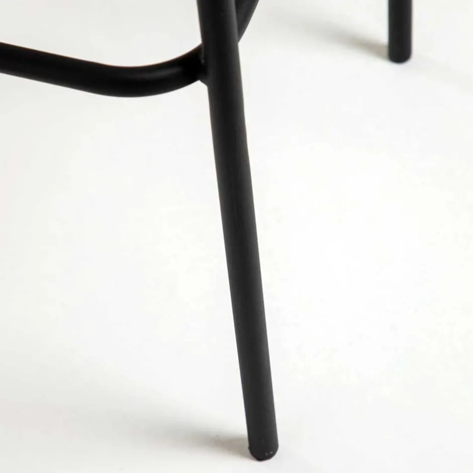 Wohnen Barstühle aus Kordel in Hellbraun - Jakarto (4er Set)