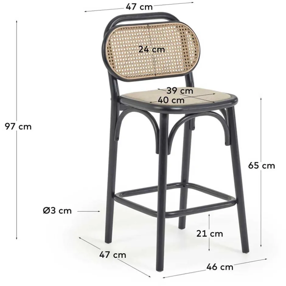 Barstühle im Kaffeehaus Stuhl Design - Straits (2er Set)^Wohnen Sale