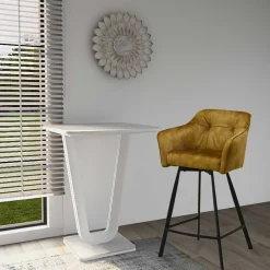 Barstühle mit Armlehnen in Ocker Samt - Betria (2er Set)^Wohnen Sale