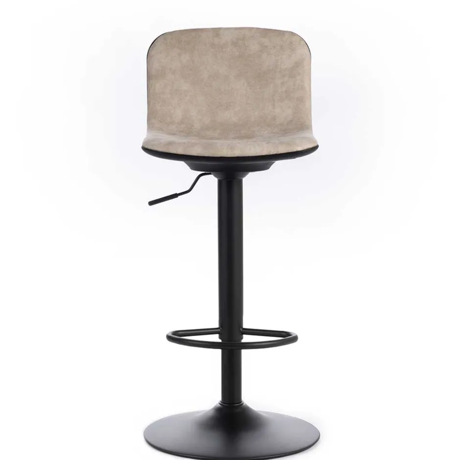 Wohnen Barstühle mit gepolsterter Rückenlehne - Xivadro (2er Set)