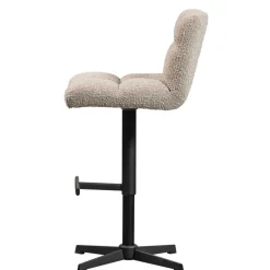 Barstuhl in Beige Boucle - Salmanca (2er Set)^Wohnen Discount