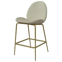 Barstuhl in Creme mit Messing - Rucia^Wohnen Sale