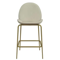 Barstuhl in Creme mit Messing - Rucia^Wohnen Sale