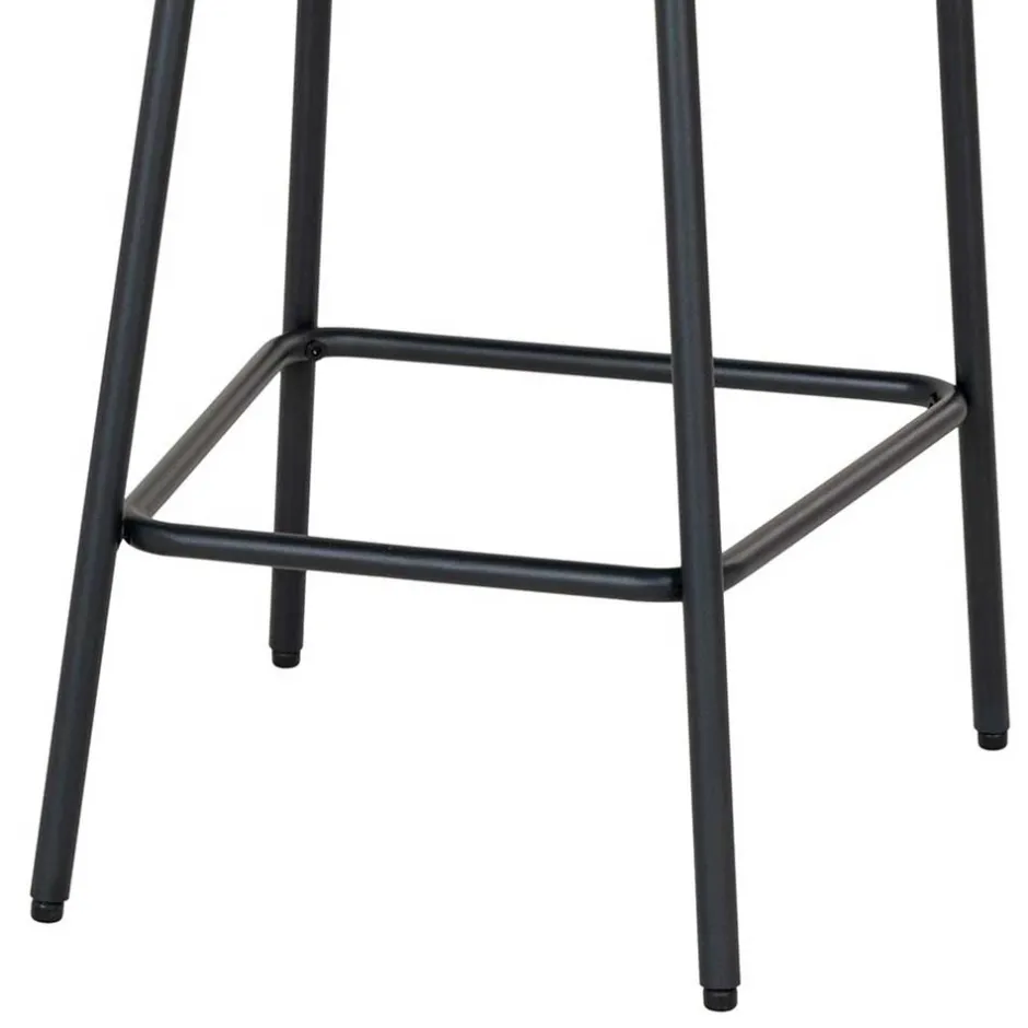 Wohnen Barstuhl in Cremeweiß Boucle - Elliot