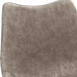 Barstuhl in Lichtgrau Kunstleder - Mayotta^Wohnen Outlet