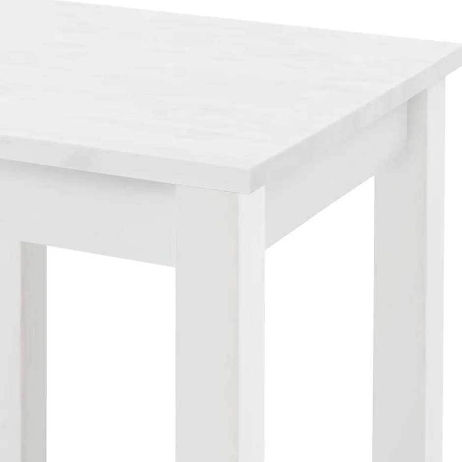 Wohnen Bartisch und Barhocker in Weiß - Zanaris (dreiteilig)