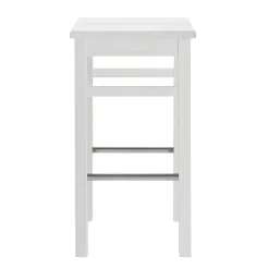 Wohnen Bartisch und Barhocker in Weiß - Zanaris (dreiteilig)