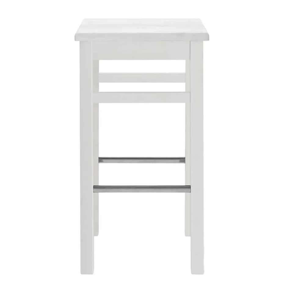 Wohnen Bartisch und Barhocker in Weiß - Zanaris (dreiteilig)