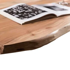 Wohnen Baumkante Esszimmertisch mit U-Gestell Braun - Jeguta