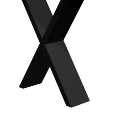 Wohnen Baumkante Tisch mit X-Füßen in 12 Größen - Isacco