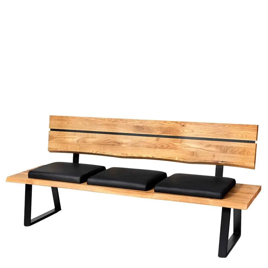 Baumkanten Bank mit Lehne für Esstisch - Jessmine^Wohnen Online