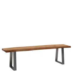 Wohnen Baumkanten Essbank aus Akazie Massivholz - Yukon