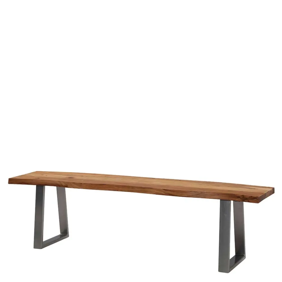 Wohnen Baumkanten Essbank aus Akazie Massivholz - Yukon