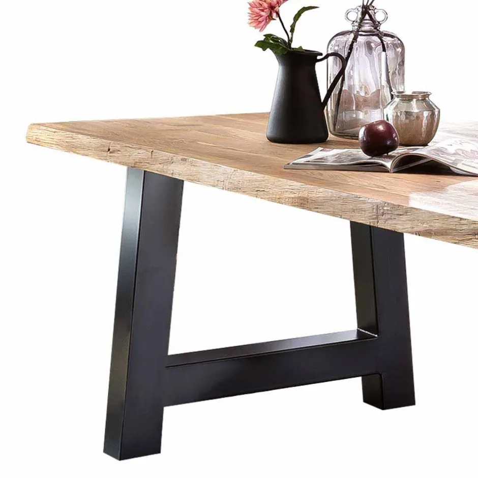 Baumkanten Esstisch Morienta aus Eiche massiv^Wohnen Clearance