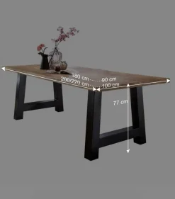 Baumkanten Esstisch Morienta aus Eiche massiv^Wohnen Clearance