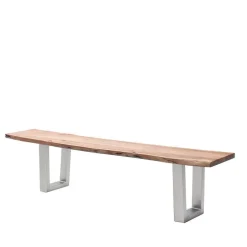 Baumkanten Esstischbank mit Trapez-Bügelbeinen - Zolitaria^Wohnen Best