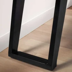 Wohnen Baumkanten Flurbank aus Akazie Massivholz - Reggio