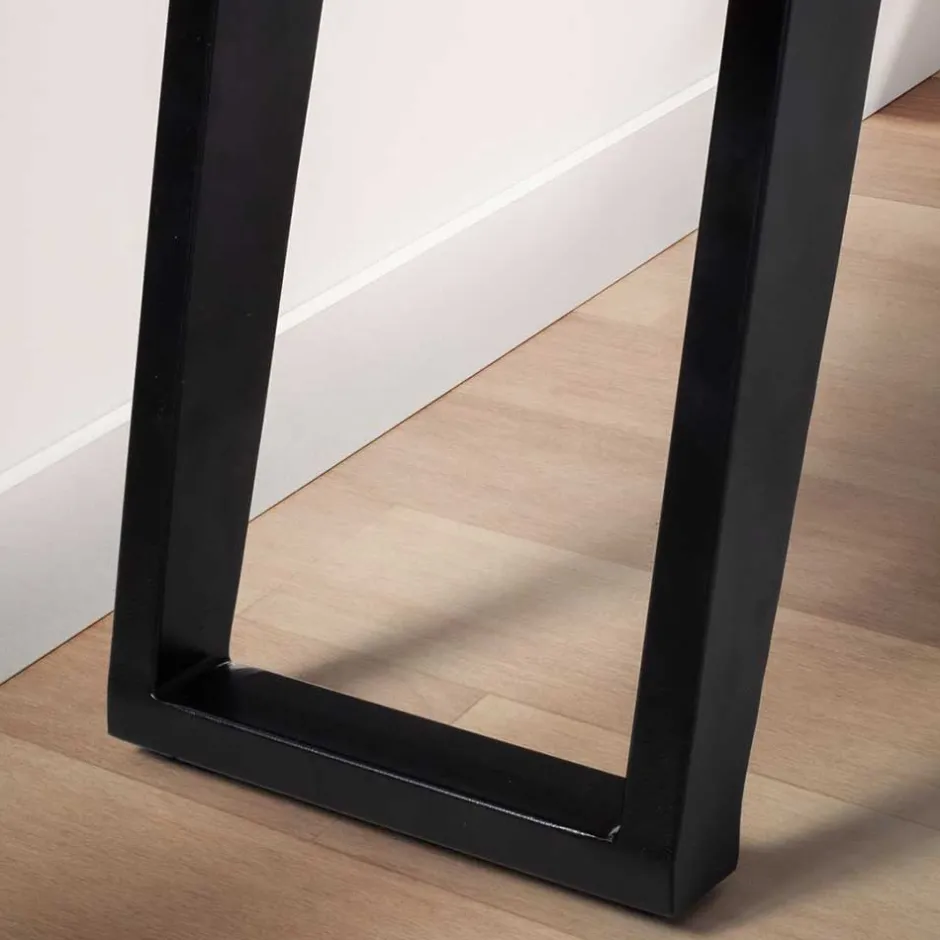 Wohnen Baumkanten Flurbank aus Akazie Massivholz - Reggio