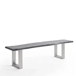 Wohnen Baumkanten Küchenbank in Akazie Grau - Clause