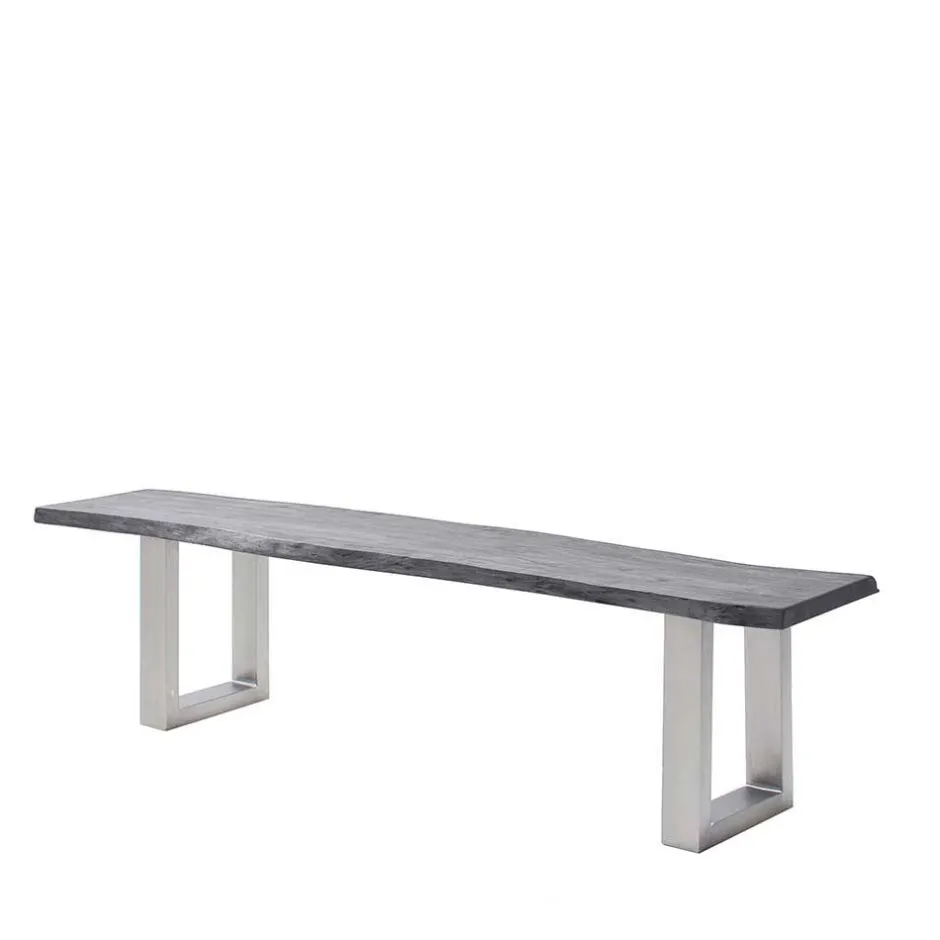 Wohnen Baumkanten Küchenbank in Akazie Grau - Clause