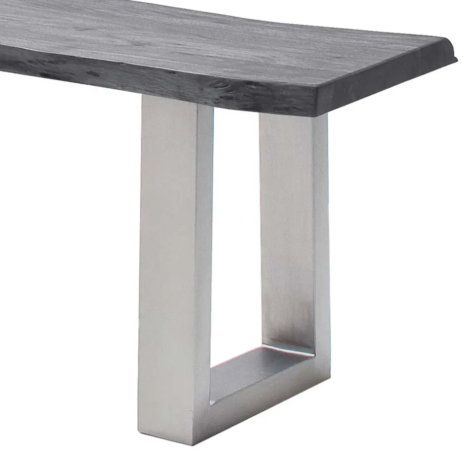 Wohnen Baumkanten Küchenbank in Akazie Grau - Clause