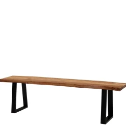 Wohnen Baumkanten Küchenbank mit Trapezbeinen - Pafigona