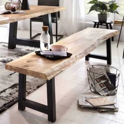 Baumkantenbank Morienta aus Eiche massiv^Wohnen Discount