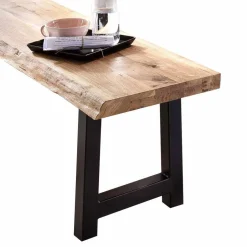 Baumkantenbank Morienta aus Eiche massiv^Wohnen Discount