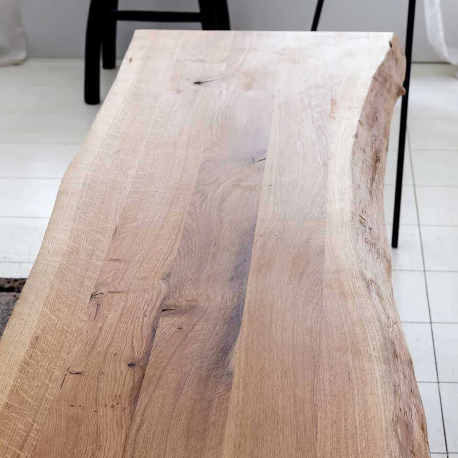 Baumkantenbank Morienta aus Eiche massiv^Wohnen Discount