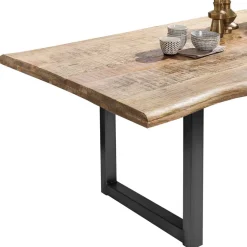 Wohnen Baumkantentisch aus Mangobaum Massivholz - Danae