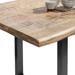 Wohnen Baumkantentisch aus Mangobaum Massivholz - Danae