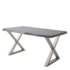 Wohnen Baumkantentisch mit X-Gestell - Jucaras