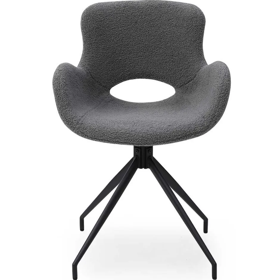 Wohnen Baumkantentisch und Tischsessel Set - Eulena (fünfteilig)