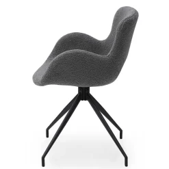 Wohnen Baumkantentisch und Tischsessel Set - Eulena (fünfteilig)