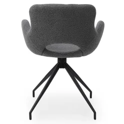 Wohnen Baumkantentisch und Tischsessel Set - Eulena (fünfteilig)