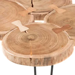 Wohnen Baumscheiben Wohnzimmertisch mit Haarnadel Beinen - Ranuves