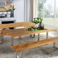 Baumtisch aus Wildeiche Massivholz - Cantinos^Wohnen Hot