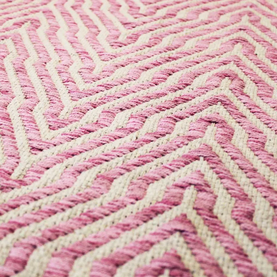 Wohnen Baumwollteppich mit Zickzack-Muster - Garrysa